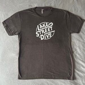 Men’s Large Lake Street Dive t-shirt in perfect shape. Washed but never worn